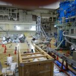 TF coil assembly on site