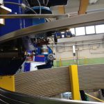 TF coil conductor calendering station