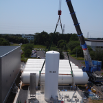 Cryoplant Nitrogen and Helium tanks